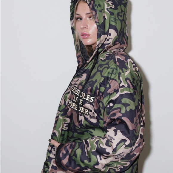 Linda Finegold Alf Army of the dead unisex heavy winter jacket - Picture 3 of 9